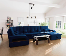 Диваны модульные угловые, Модульный диван Майами-4,микровелюр,антивандальная ткань,венеция