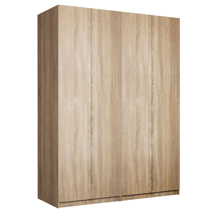 Шкафы распашные, Распашной шкаф Локер 800+800 (Гармошка с системой Push to Move/Левый) с полками слева