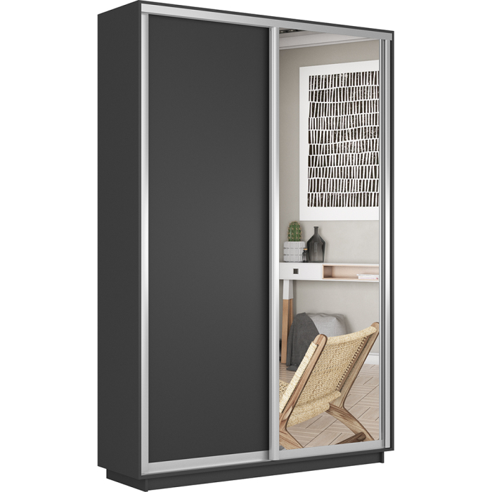 Шкафы-купе 2-х дверные, Шкаф-купе Экспресс Медиум дуо 2400 x 1400 x 450