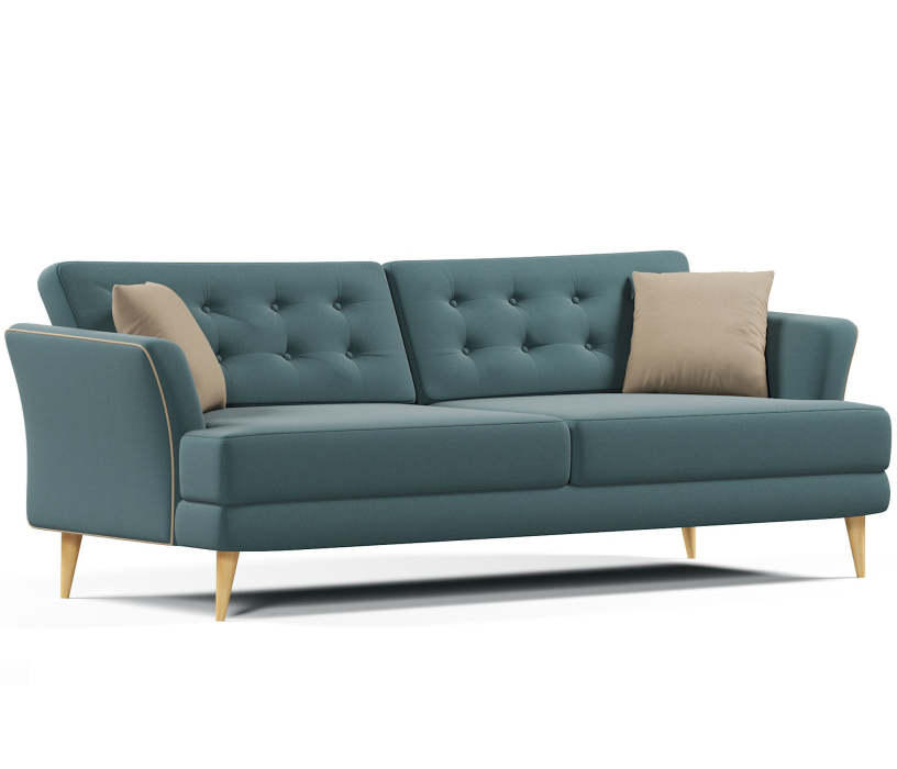 Диваны прямые, Диван прямой нераскладной Питсбург, велюр