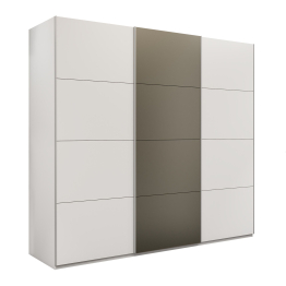 Шкаф-купе Эста 3-х дверный ДСП/Стекла хаки/Доводчик 270х66х240