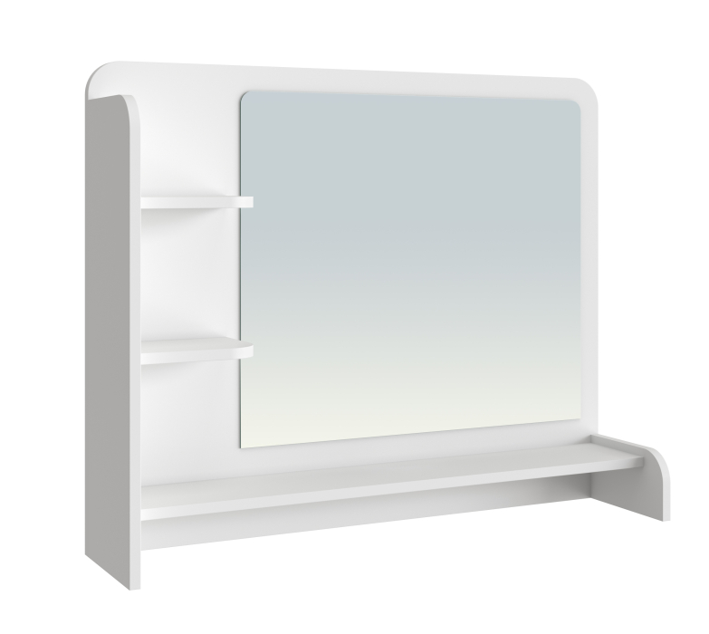 Зеркала в спальню, Полка с зеркалом ТН-2