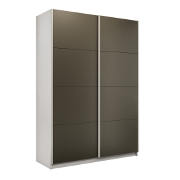 Шкаф-купе Прайм 2-х дверный Стекла хаки/Доводчики 140х57х230