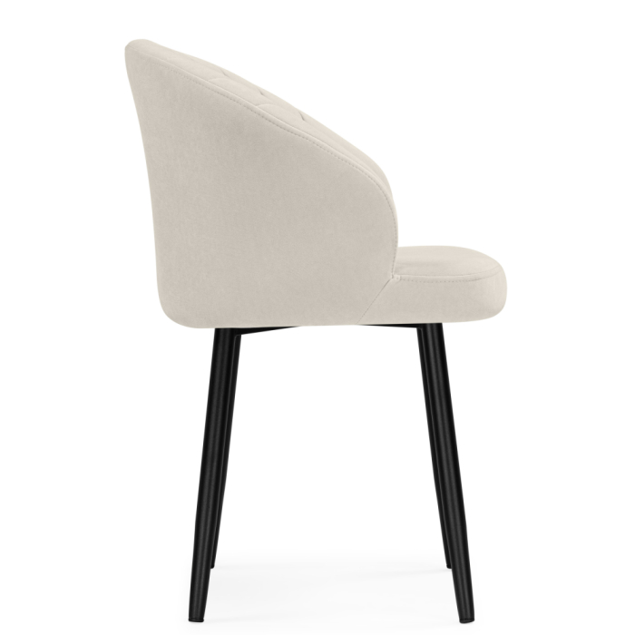 Стулья, Стул на металлокаркасе Бэнбу некрутящийся marseille (чёрный)