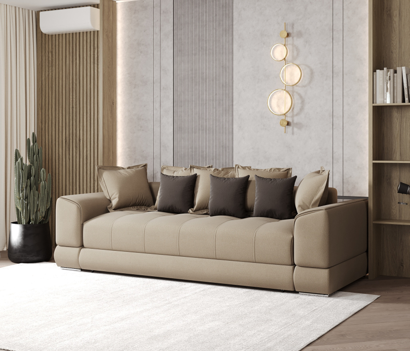 Диваны еврокнижки, Диван-кровать прямой Модерн еврокнижка,велюр