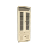 Витрины, Шкаф для книг Инна 611, денвер светлый