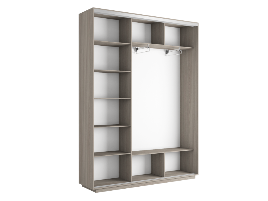 Шкафы-купе 3-х дверные, Шкаф-купе Экспресс Элемент трио 2200 x 1800 x 450