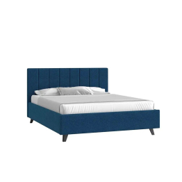 Кровать Оливия, 160*200, рогожка bahama denim