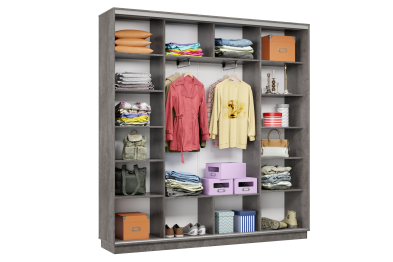 Шкаф-купе Премьер Лайт 35 (08;05;08) трехдверный