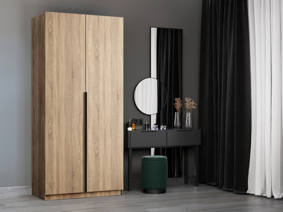 Шкафы распашные, Шкаф складной Е1 Локер ("Гармошка") 101х52,5х220 см