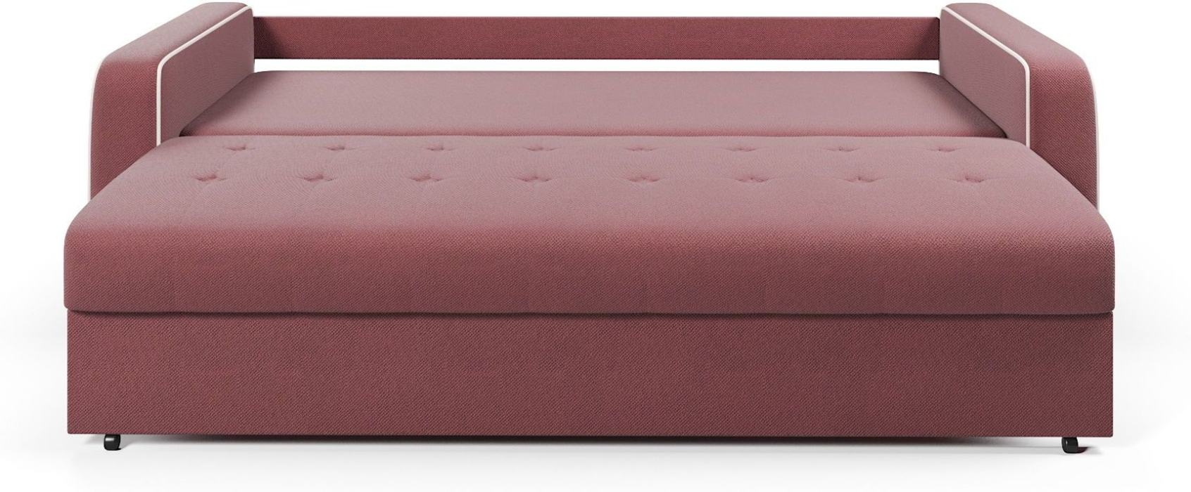 Диваны еврокнижки, Диван-кровать прямой Атланта с кантом еврокнижка,велюр