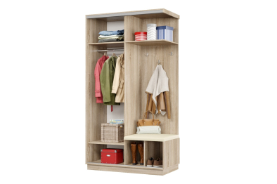 Прихожая Премьер 04 Лайт Мини 08 Правая Мягкая