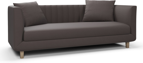 Диван прямой нераскладной Ларт, велюр