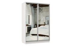 Шкафы-купе, Шкаф-купе Премьер Лайт 04 (01;01) двухдверный