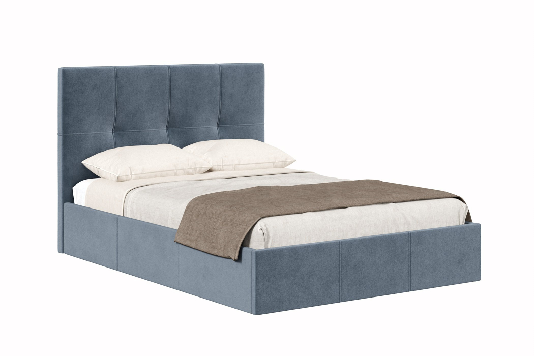 Мягкая кровать, Кровать Марсель 1200, велюр