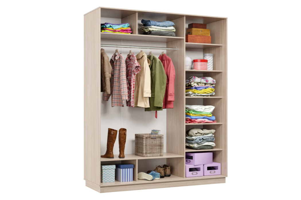 Шкафы-купе 3-х дверные, Шкаф-купе Премьер Лайт 22 (11;08;11) трехдверный