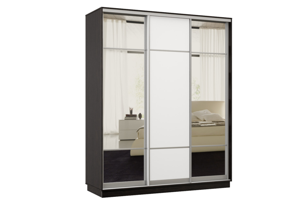 Шкафы-купе, Шкаф-купе Премьер Лайт 21 (11;08;11) трехдверный