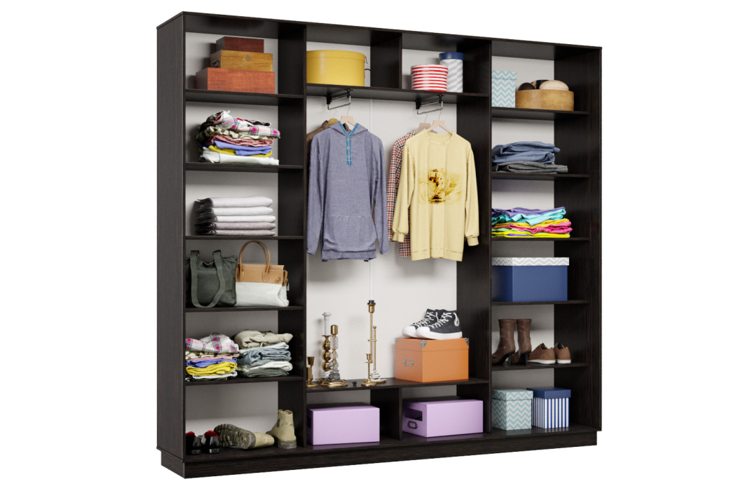 Шкафы-купе 3-х дверные, Шкаф-купе Премьер Лайт 63 (01;01;01) трехдверный