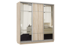 Шкафы-купе, Шкаф-купе Премьер Лайт 57 (11;08;11) трехдверный