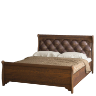 Кровати 160х200, Кровать двойная Флоренция 678, 1600, дуб оксфорд