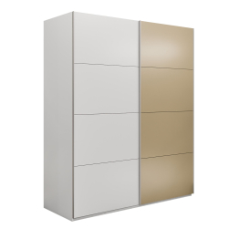 Шкаф-купе Эста 2-х дверный ДСП/Стекла фисташка/Доводчик 180х66х240