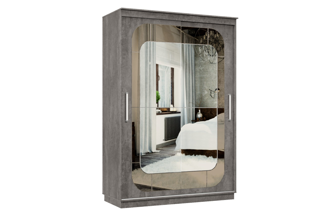 Шкафы-купе 2-х дверные, Шкаф-купе Премьер 10 двухдверный фасады Медиум, вставка бронза