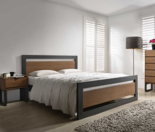 Кровать в стиле лофт Чарльстон 0.9