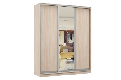 Шкаф-купе Премьер Лайт 31 (02;01;02) трехдверный