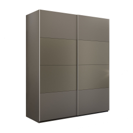 Шкаф-купе Эста 2-х дверный ДСП/Стекла хаки/Доводчик 160х66х240