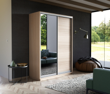 Шкафы-купе, Шкаф-купе Экспресс Медиум дуо 2200 x 1400 x 600