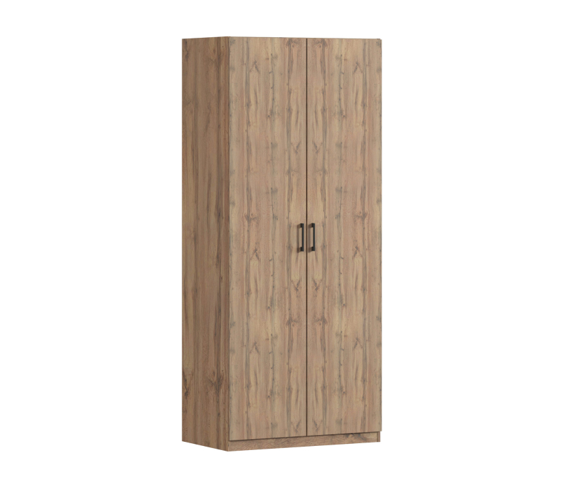 В спальню, Шкаф двухдверный Макс 1000 мм, вариант №2 (ЛДСП, корпус дуб вотан)
