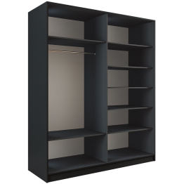 Шкаф-купе Эста 2-х дверный Стекла хаки/Доводчик 160х66х240