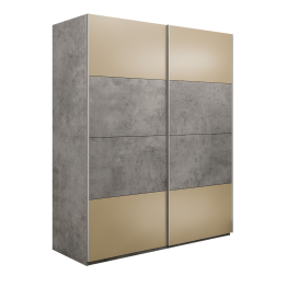 Шкаф-купе Эста 2-х дверный ДСП/Стекла фисташка/Доводчик 200х66х240