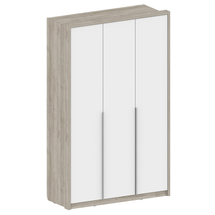 Для одежды, Шкаф Анима ШК-3201, дуб серый, белый