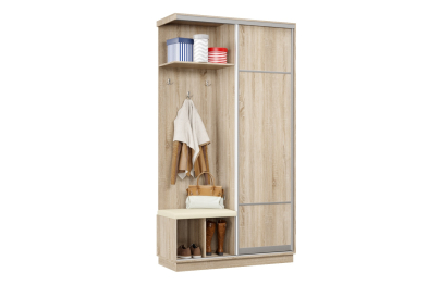 Прихожая Премьер 04 Лайт Мини 08 Левая Мягкая