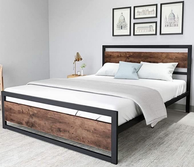 Кровати 160 см, Кровать в стиле лофт Бостон 1.6