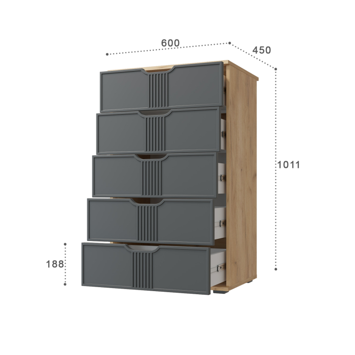 Комоды, Комод Эмилия ЭЛ-18