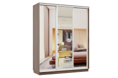 Шкафы-купе, Шкаф-купе Премьер 44 ясень шимо темный