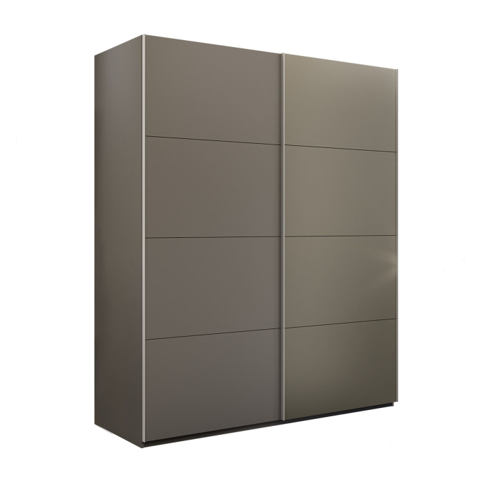 Шкафы-купе 2-х дверные, Шкаф-купе Эста 2-х дверный ДСП/Стекла хаки/Доводчик 160х66х240