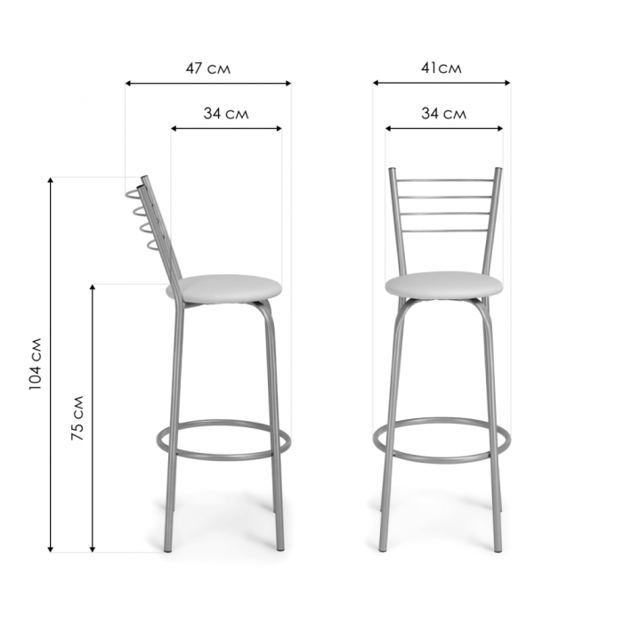 Барные стулья, Барный стул Sadov, Искусственная кожа