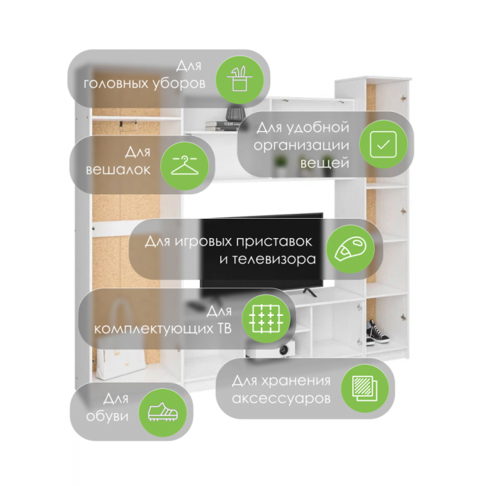 Стенки для гостиной, Гостиная Бертелена