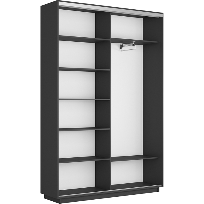 Шкафы-купе 2-х дверные, Шкаф-купе Экспресс Медиум дуо 2400 x 1200 x 450