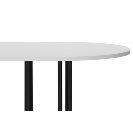 Стол Хьюго О 160 х 90 (черные ноги)