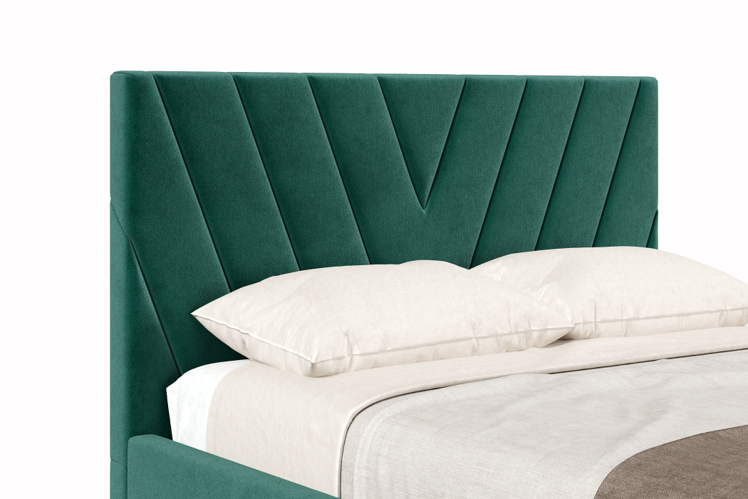 Мягкая кровать, Кровать Палермо 1200, велюр