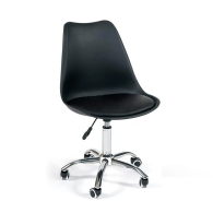 Для офиса и дома, Офисное кресло TULIP, черный, хром