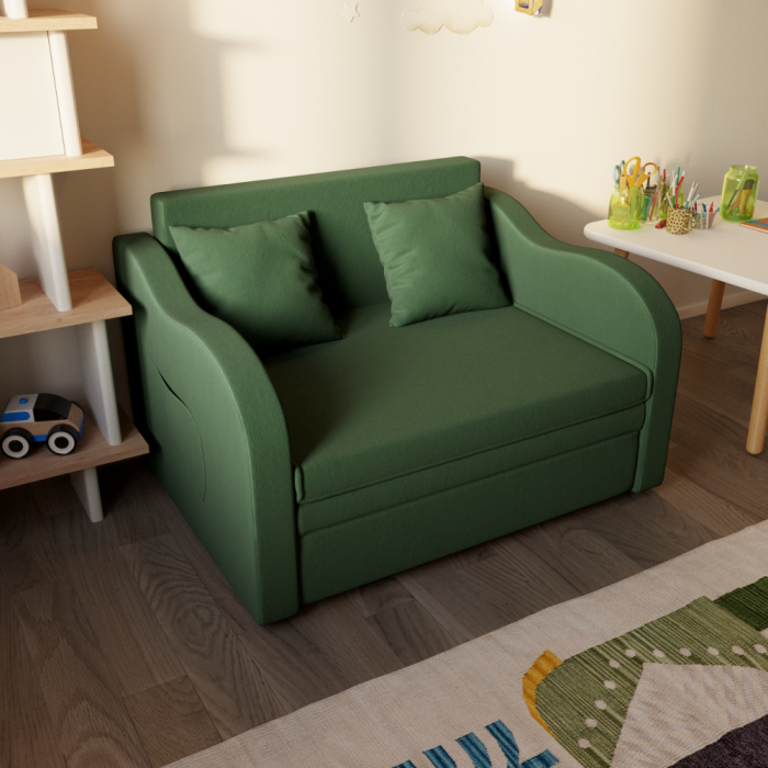 Детские диваны, Прямой диван Бали ППУ, велюр