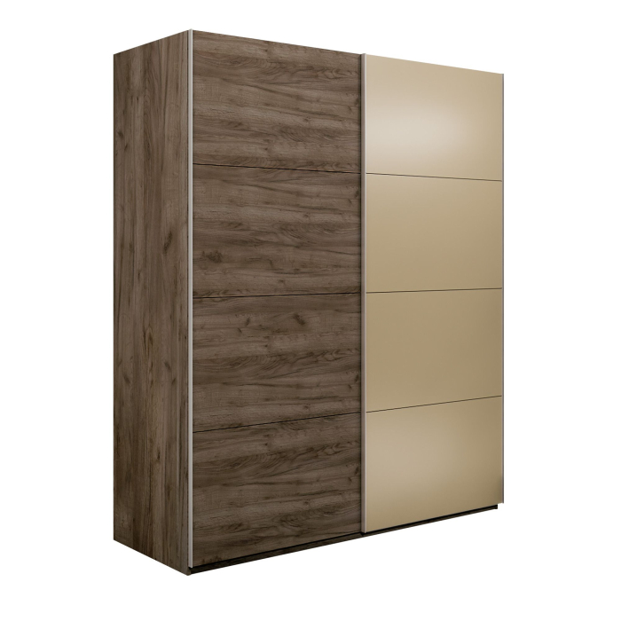 Шкафы-купе 2-х дверные, Шкаф-купе Эста 2-х дверный ДСП/Стекла фисташка/Доводчик 180х66х240