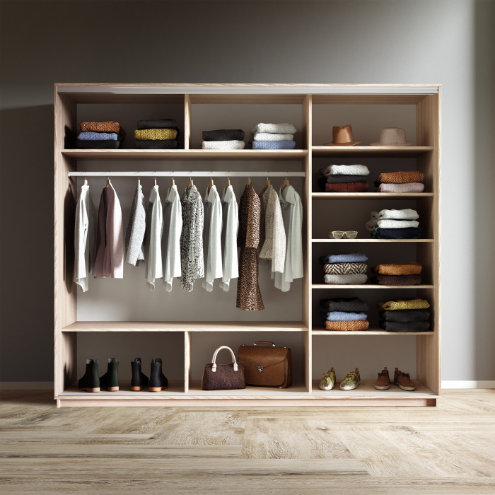 Шкафы-купе 3-х дверные, Шкаф-купе Экспресс 3-х дверный Фотопечать Калейдоскоп Стекла 180х60х220