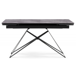 Стеклянный стол Блэкберн new 140(200)х80х75