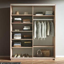 Шкаф-купе Прайм дуо Белый Глянец 2300 x 1200 x 570